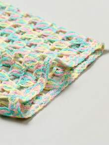 Manfinity Homme 男士夏季假日前扣镂空针织衬衫 - 彩色 - 查看 6