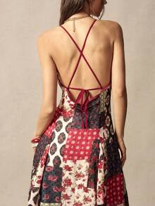 Bohemela Women's Long Strap Dress, Suitable For Spring/Summer Vacation - Multicolor - View 4