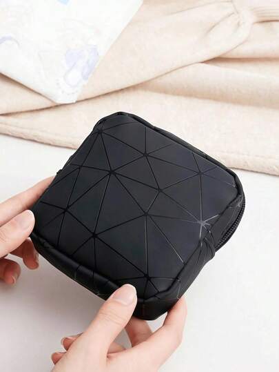 1pc Sanitary Napkin Storage Bag,Tampon Holder Organizer Bag, Cosmetic Bag Coin Purse Makeup Bag, Tampon Storage Bag Sanitary Bag Napkin Bag Student Sanitary Pads,Mini Makeup Bag For Travel ,Vacation Organizer,Large Capacity Makeup Organizer Makeup Case, For Lipstick, Brush, Skincare, Mobile Phone, Coin, Small Items, For Home,Gift,Vacation,Boho Vibes