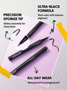 SHEGLAM Oh So Rich 霧面眼線液 品牌 美容 化妝 化妝品 適合女性與女孩 完美搭配夏季春季 Y2K 時尚 流行 生日 母親節禮物 假期 派對準備就緒 最佳顏色 - 黑色 - 查看 4