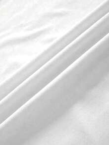 Manfinity 男士休闲印花短裤 - 白色 - 查看 4