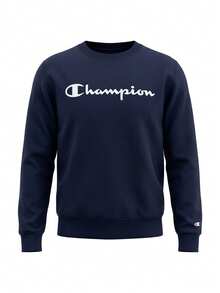 Champion Women's Lightweight Crewneck Sweatshirt Navy Blue - Navy Blue - View 1