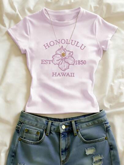 Glimmora Flowers Patten,Casual Outfit For Women,Casual Tank Top,Graphic Tee,Summer Clothes,Women's Beach Top Summer,Beach Outfit,Beach T-Shirt,Women T-Shirt,Gift For Sister,Y2k Top