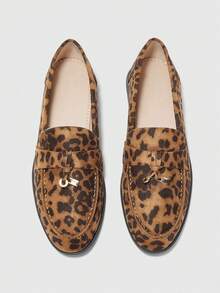 Estampado de leopardo colgante