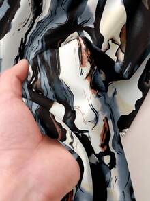 CosyJoli Quần casual in họa tiết tie-dye cỡ lớn - Nhiều màu - Xem 6