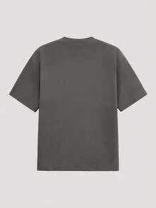 Open Phase Men's New Hip Hop Fashion Printed T-Shirt - Dark Grey - View 2