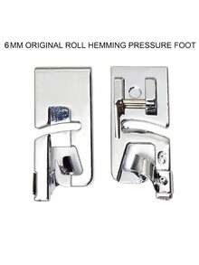 4Pcs/Set Stainless Steel Hemming Foot Set, Sewing Machine Accessories, Including 2mm, 3Mm, 4Mm, 6Mm Sewing Hemming Foot Set For Household Multifunctional Sewing Machines, Fine Needle, Sewing Tools, Home Essentials Christmas For Holiday Gift Giving,Decorations - silver - View 8