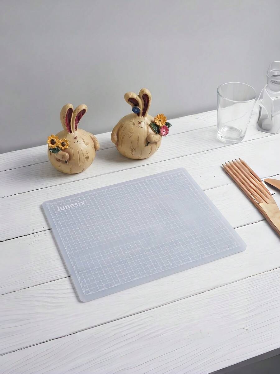 1片半透明自愈切割垫,适用于剪贴簿、贴纸制作,A4/A5尺寸PVC双面工艺垫,适用于美工刀、绗缝、缝纫、橡皮章雕刻、DIY工艺用品 - A - 查看 1