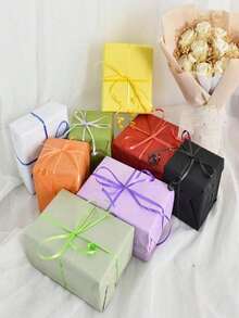 1 Gulungan Pita Keriting Metalik Warna Solid, Digunakan untuk Kerajinan Tangan, Hadiah, dan Dekorasi - Pita Balon Keriting 100 Yard, Digunakan untuk Pernikahan, Ulang Tahun, dll! - warna-warni - View 9