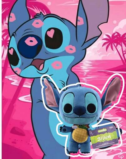  Funko Plush Lilo & Stitch Pineapple Stitch 7 Inch Stuffed Toy, Soft Plush Doll With Tag, Cute Cartoon Collectible, Kids Gift, Bedroom Decor For Fans