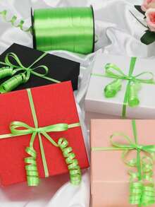1 Gulungan Pita Keriting Metalik Warna Solid, Digunakan untuk Kerajinan Tangan, Hadiah, dan Dekorasi - Pita Balon Keriting 100 Yard, Digunakan untuk Pernikahan, Ulang Tahun, dll! - warna-warni - View 6