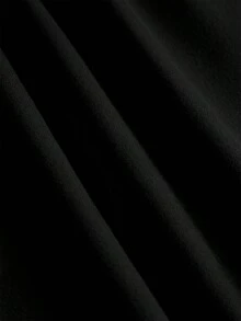 Aloruh 2件装 女士夏季休闲通勤简约纯色撞色蕾丝修身短款吊带背心 - 黑色 - 查看 7