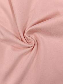 Lumivelle 女士时尚透视网纱立领连体衣带帽袖 - 粉色 - 查看 11