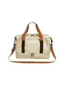 女士旅行手提包 大容量 周末旅行 过夜行李 可套在手提箱上 配有可拆卸肩带 防水 轻便 适合健身、游泳、瑜伽、徒步、运动 随身携带 - 彩色 - 查看 18