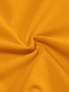Manfinity Joysei Standard Size Yellow Men's White Crew Neck T-Shirt ( Fabric) - Yellow - View 5