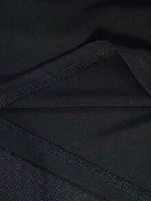 TOM & JERRY X SHEIN Buchstaben & Cartoon Grafik Lässig Loose Rundhals Kurzarm Damen T-Shirt für 2025 Neujahr, Sommer - Schwarz - Übersicht 3