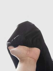 ROMWE Grunge Punk 女士朋克铆钉装饰腰部交叉绑带PU皮革露背迷你吊带连衣裙，适合夜店派对、音乐节、日常出行 - 黑色 - 查看 5