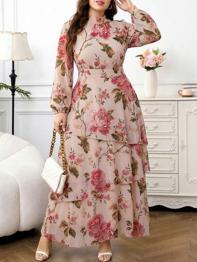 Ellevyn Plus Size Women Floral Print Stand Collar Elegant Waist Cinched Party Dress
Summer Dresses For Women, Spring Clothes Women, Spring Dress Women,Easter Dress Women,Festival Dresses,Festival Outfits For Women,Elegant Dresses For Party, Elegant Party Dresses For Women,Wedding Guest Dress For Women, Wedding Party Dress, Weddings & Events,Luxury Evening Dresses For Weddings, Bridesmaid Dress, Dress For Wedding Guest, Graduation Dress For Women, Graduation Outfit For Mother,Graduation Ceremony,Going Out,Prom Dresses, Ball Gown,Birthday Outfits For Women, Birthday Dresses For Women,Elegant Dresses For Women,Elegant Dresses For Party, Elegant Dresses For Ladies,Elegant Long Dress,Casual Long Dress,Holiday Outfits For Women, Summer Holiday Outfits,Vacation Dresses,Luxury Evening Dresses For Women,Luxury Evening Dresses For Weddings, Formal Dresses For Women,Mother Of Groom Dress,Teal Dress Plus Size Elegant Floral Dresses For Women Floral Dress For Wedding Guest Elegant Spring Dress Floral Gown