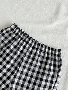 Vintaside Kids Bộ 2 món đồ sơ sinh kiểu dáng đồng quê giản dị, chất liệu cotton mềm mại, thoải mái, phù hợp cho mùa xuân, thu và đông, thiết kế thời trang unisex. - màu đen - Xem 8