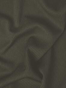 Manfinity Dauomo Áo tank top nam đơn sắc tối giản, không tay, kiểu dáng thường ngày. - Màu xanh Ô liu - Xem 5