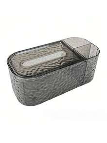 1PC Plastic No Drilling Wall Mounted Waterproof Tissue Holder Storage Rack Storage Box For Bathroom Kitchen Living Room Bedroom Home Decoration Storage - Multicolor - View 6