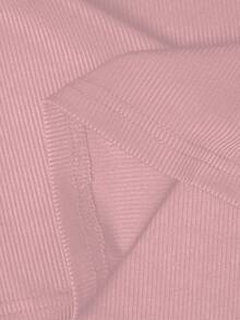 Manfinity Dauomo Camiseta de tirantes casual de unicolor acanalada para hombre - Rosa - Ver 4