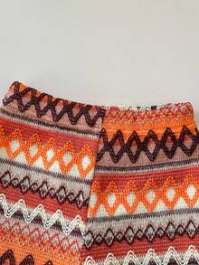 Playful Pals 两件套女童圆领无袖上衣+松紧腰阔腿裤+斜挎包，休闲可爱套装，适合夏季日常穿着 - 杏色 - 查看 6