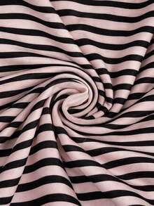 Glimmora Striped Minimalist Women's Camisole, Gift For Friends - Baby Pink - View 3