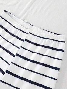 4pcs Boys' Star & Stripe Print Knit Elastic Snug Fit Casual Pajama Set, Comfortable Soft Fabric, 2 Sets Home Wear Sleepwear - Multicolor - View 4