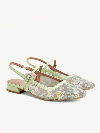 CUCCOO CHICEST Women's Mary Jane Flats, Simple Design With Ankle Strap, Suitable For Commuting, Dating, Gatherings, Parties, Holidays And Vacations For Christmas Summer Shoes Wedding Shoes Bride Shoes