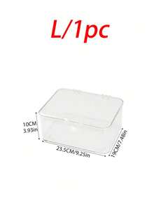 1 Piece/Transparent PET Bread Storage Box, Flip-Top Seal, Moisture-Proof And Dust-Proof, Good Preservation Effect, Suitable For Kitchen Countertop Storage And Food Storage, Can Be Used To Store Baked Goods, Cakes, Cookies, Bagels, Croissants, Bread, Etc. - Multicolor - View 6