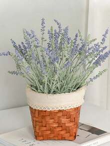 8pcs Artificial Lavender, Valentine Day, Gift Gifts Birthday Graduation - Multicolor - View 1