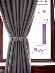 1PC Magic Cube Magnetic Curtain Tieback Decorative Magnet Suction No Drill Creative Minimalist Curtain Holder Home Accessory - A - View 1