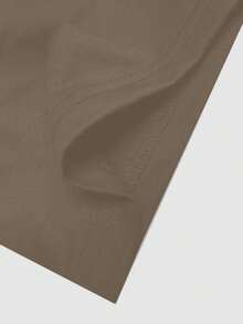 Men's Casual Short Sleeve Crew Neck T-Shirt With Racing Street Slogan Print - Brown - View 5