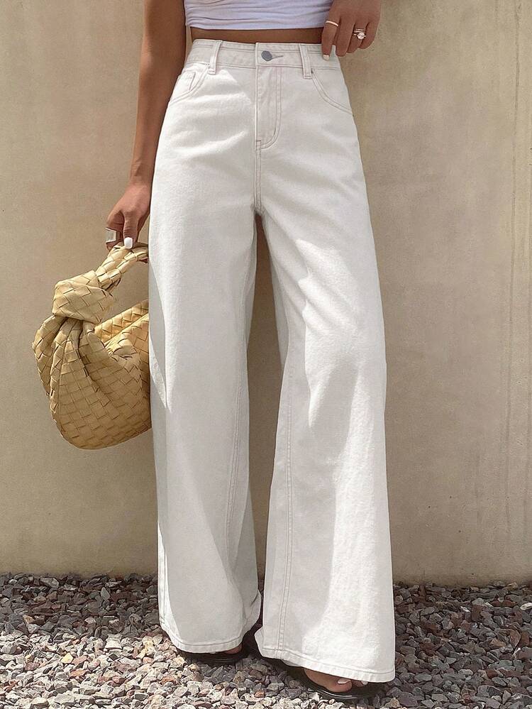 Women's Loose Casual Straight Leg Jeans, New Summer Style