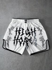 Quần đùi đấm bốc in họa tiết hiệu Pavtros, phong cách đường phố, vừa vặn thoải mái, phù hợp mặc hàng ngày, quà tặng ngày Valentine, ở nhà, lễ hội âm nhạc ngoài trời, đi chơi với bạn bè, quà tặng cho trẻ em, quà tặng cho bạn trai/chồng, quà tặng kỷ niệm. - Nhiều màu - Xem 2