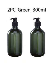 300ml/500ml Pressure Pump Bottle, Reusable Transparent Plastic Container, Used For Shampoo, Lotion And Travel - Multicolor - View 16