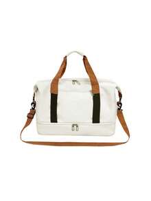 女士旅行手提包 大容量 周末旅行 过夜行李 可套在手提箱上 配有可拆卸肩带 防水 轻便 适合健身、游泳、瑜伽、徒步、运动 随身携带 - 彩色 - 查看 22