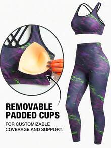 Innovista 女士极简印花交叉系带网球上衣 - 彩色 - 查看 8