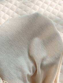 Glimmora Blusa casual de mujer con aplicaciones de encaje y volantes en las mangas cortas - Gris Claro - Ver 5