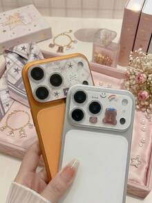 Zazumi 360° Fully-Coverage IP Camera Lens Protection Cover, 9H Hard Glass Lens Film, With Glittering Diamond Frame And Cute Cartoon Patterns, Scratch-Resistant And High-Definition Transparent Lens Cover, Suitable For IP 17 Pro Max. It Is The Perfect Birthday And Holiday Gift For Friends, Family, IP Users And Those Who Love Cute Culture.Spring To Summer - lens film - View 7