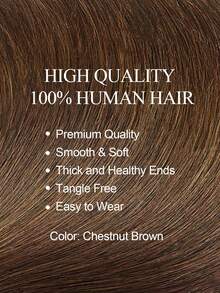 20pcs Tape In Hair Straight #4 Dark Brown Color 150% 18-26 Inch Human Hair Tape In Hair Extension - S4 - View 4