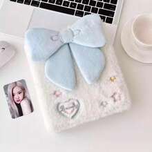 1pc Original Ballet Style Bow Plush A6 Card Album Loose Leaf Inner Page Small Card Star Chasing Storage Card Album Back To School - Multicolor - View 20