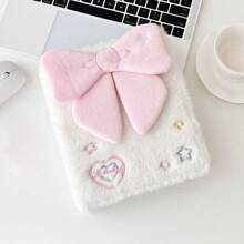 1pc Original Ballet Style Bow Plush A6 Card Album Loose Leaf Inner Page Small Card Star Chasing Storage Card Album Back To School - Multicolor - View 29