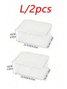 1 Piece/Transparent PET Bread Storage Box, Flip-Top Seal, Moisture-Proof And Dust-Proof, Good Preservation Effect, Suitable For Kitchen Countertop Storage And Food Storage, Can Be Used To Store Baked Goods, Cakes, Cookies, Bagels, Croissants, Bread, Etc. - Multicolor - View 9