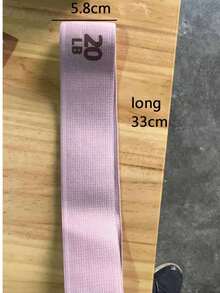 1件装弹力带健身阻力带瑜伽PRA提臀环扩张带健身房训练环瑜伽运动器材张力带 - 彩色 - 查看 16