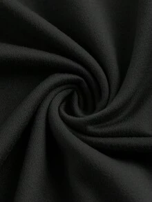 SHEIN EZwear 3件套女士深V领紧身休闲短袖基础款叠穿长袖T恤套装，适合春夏穿着，女士黑色V领T恤基础款上衣修身款T恤3件装，夏季上衣 - 黑色 - 查看 9