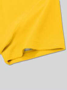 SHEIN Y2K巴西印花露脐T恤，婴儿T恤，图案T恤，女士上衣，适合海滩度假 - 彩色 - 查看 4