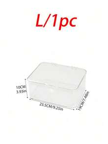 1 Piece/Transparent PET Bread Storage Box, Flip-Top Seal, Moisture-Proof And Dust-Proof, Good Preservation Effect, Suitable For Kitchen Countertop Storage And Food Storage, Can Be Used To Store Baked Goods, Cakes, Cookies, Bagels, Croissants, Bread, Etc. - Multicolor - View 8