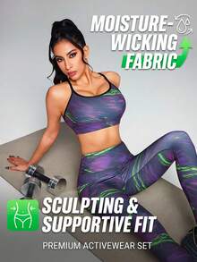 Innovista 女士极简印花交叉系带网球上衣 - 彩色 - 查看 2